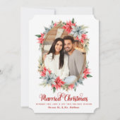 Medeaankondiging kerstfeest gevechtsfeest feestdagenkaart (Voorkant)