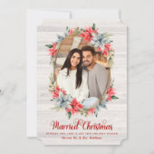 Medeaankondiging kerstfeest gevechtsfeest feestdagenkaart (Voorkant)