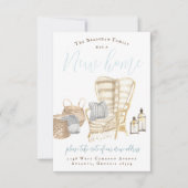 Medeaankondiging van Cozy House Moving Kaart (Voorkant)