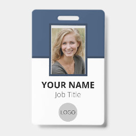 Medeaewerkers Pasfoto Logo Balk Code Naamkaartje Badge