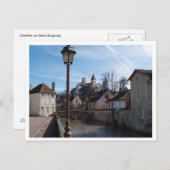 Medeaval Chatillon-sur-Siene Burgundy. Briefkaart (Voorkant / Achterkant)