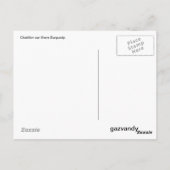 Medeaval Chatillon-sur-Siene Burgundy. Briefkaart (Achterkant)