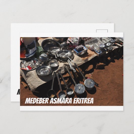 Medeber Asmara Eritrea Briefkaart (Voorkant / Achterkant)