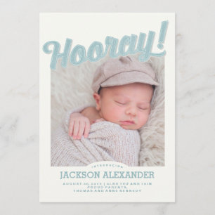 Mededeling Hooray Baby Aankondiging