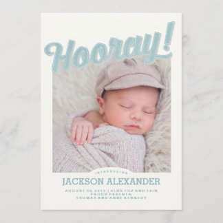 Mededeling Hooray Baby Aankondiging