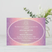 Mededeling over het huwelijk tussen Classy Ganesha Kaart (Staand voorkant)