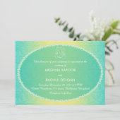 Mededeling over het huwelijk tussen Classy Ganesha Kaart (Staand voorkant)