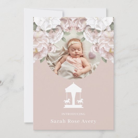 Mededeling van Carousel Birth (Voorkant)