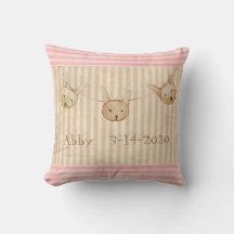 Mededeling van Cute Pink Bunny Baby Girl