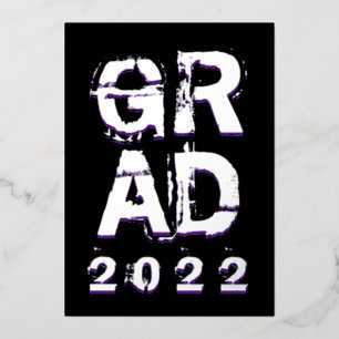 Mededeling van de Folie van de Afstuderen 2022 Feestdagenkaart