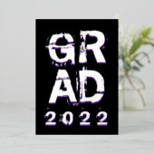 Mededeling van de Folie van de Afstuderen 2022 Folie Feestdagenkaart (Staand Voorkant)