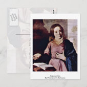 Mededeling van Francisco De Zurbaran Briefkaart (Voorkant / Achterkant)