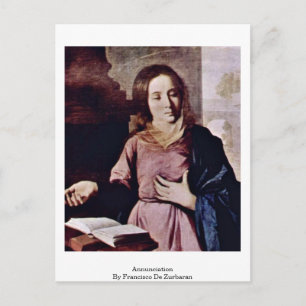 Mededeling van Francisco De Zurbaran Briefkaart