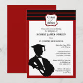 Mededeling van het Afstuderen Silhouette Kaart (Voorkant / Achterkant)