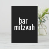 Mededelingen en uitnodigingen van Bar & Bat Mitzva (Staand voorkant)