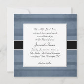 Mededelingen/uitnodigingen van Bar of Bat Mitzvah Kaart (Achterkant)