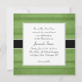 Mededelingen/uitnodigingen van Bar of Bat Mitzvah Kaart (Achterkant)