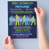 Mededelingen van Blacklight-flyer-uitnodiging Flyer (Hand)