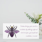 Mededelingen van Carleigh's Queen Bee Kaart (Staand voorkant)