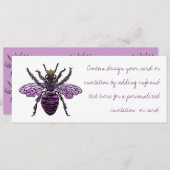 Mededelingen van Carleigh's Queen Bee Kaart (Voorkant / Achterkant)