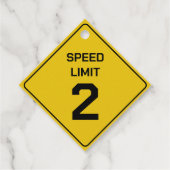 mededelingenbord | Verjaardag van kinderen met aut Bedankjes Labels (Achterkant)