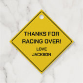 mededelingenbord | Verjaardag van kinderen met aut Bedankjes Labels (Voorkant)