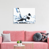 Mededinging Afbeelding Catamaran Canvas Afdruk (Insitu (Woonkamer))