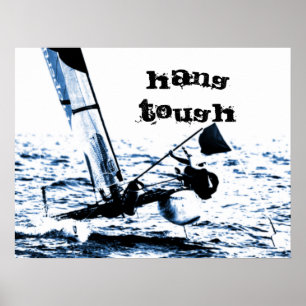 Mededinging Afbeelding Catamaran Poster