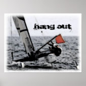 Mededinging Afbeelding Catamaran Poster (Voorkant)