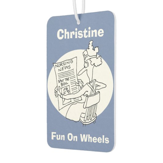 Mededinging van de zuster Spot de Boil Luchtverfrisser (Links)