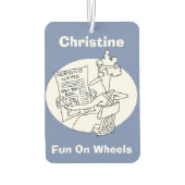 Mededinging van de zuster Spot de Boil Luchtverfrisser (Achterkant)