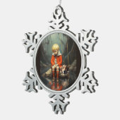 Mededogend sneeuwvlok ingelijst Ornament (Rechts)