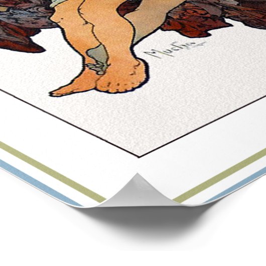 Medee (Medea) - Mucha - Art Nouveau Theater en Poster (Hoek)