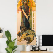 Medee van Alphonse Mucha Poster (Thuiskantoor)