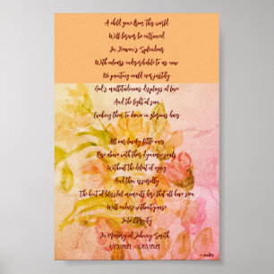 Medeleven bij verlies van kind of baby poster