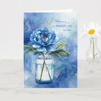 Medeleven Blauwe Pioen Bloemen Hartelijke Gevoelen