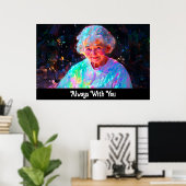 *~* Medeleven Condoleance - Hemelse Liefhebbende O Poster (Thuiskantoor)