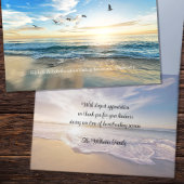 Medeleven Dank Je Vliegende Vogels Oceaan Scene Ka Kaart