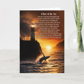 Medeleven geestelijke zee graflegging op zee kaart (Voorkant)