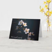 Medeleven Kersenbloesems boven water Kaart (Gele Bloem)