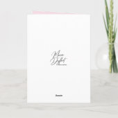 Medeleven Landelijk Roze Distels Kaart (Achterkant)
