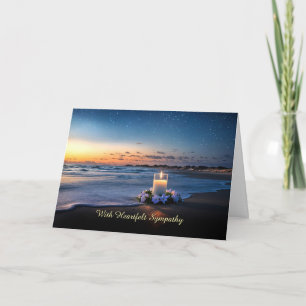 Medeleven met Memorial Candle Kaart