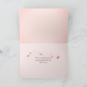 Medeleven roze roos in hand kaart (Binnen)