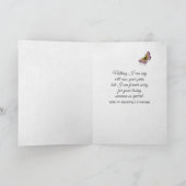 Medeleven vlinders in een tuin kaart (Binnen)