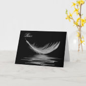 Medeleven Witte Veer Waterreflectie Kaart (Gele Bloem)
