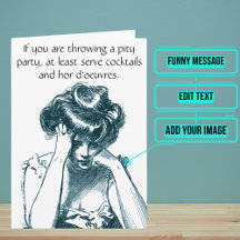  medelijden feestje Kaart