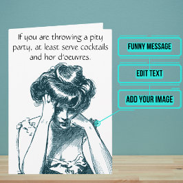  medelijden feestje Kaart