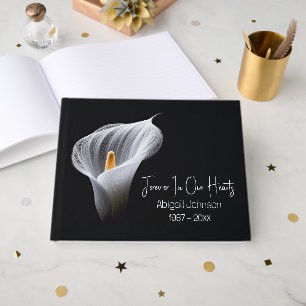 Medelijden Witte Calla Lelie Herdenkingsdienst Gastenboek