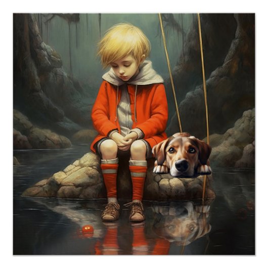 medelijdend glanzend Poster (Voorkant)