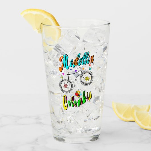 Medellin Blossom Colombia Glas (Voorkant ijs)